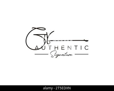 GR Signature logo Template Vector. Illustration de Vecteur