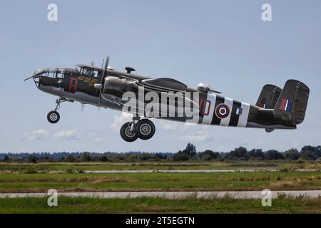 Amérique du Nord B-25 Mitchell à Boundary Bay Canada Banque D'Images