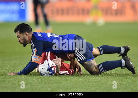 Harrison, New Jersey, États-Unis. 4 novembre 2023. Crédit : ZUMA Press, Inc./Alamy Live News Banque D'Images