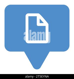 icône plate de conversation Illustration de Vecteur