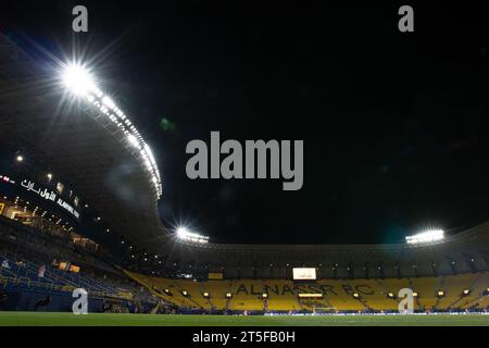 Riyad, Arabie saoudite. 04 novembre 2023. Vue générale d'Al-Awwal par avant le match jour 12 de la SAFF Roshn Saudi Pro League 2023-24 entre Al-Nassr FC et Al-Khaleej FC le 4 novembre 2023 à Riyad, Arabie Saoudite. Photo de Victor Fraile / Power Sport Images crédit : Power Sport Images Ltd/Alamy Live News Banque D'Images