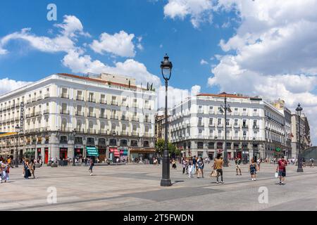 Puerta del sol, Centro, Madrid, Royaume d'Espagne Banque D'Images