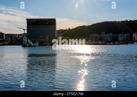 Oslo, Norvège : Musée Edvard Munch, lever du soleil Banque D'Images