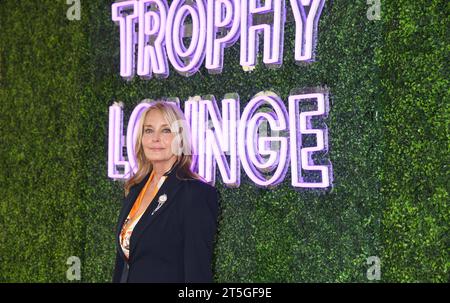 ARCADIA, CALIFORNIE - 04 NOVEMBRE : Bo Derek participe aux Championnats du monde Breeders Cup 2023 à Santa Anita Park le 04 novembre 2023 à Arcadia, Californie. Copyright : xJeffreyxMayerx crédit : Imago/Alamy Live News Banque D'Images