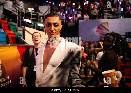 Hong Kong. 05 novembre 2023. Virgin X assiste au gala des gay Games 2023 au Queen Elizabeth Stadium de Hong Kong le 5 novembre 2023. Crédit : Matt Hunt/Neato/Alamy Live News Banque D'Images