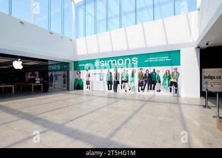 Emplacement futur de la Maison Simons, un grand magasin, dans l'ancien espace Sears du Halifax Shopping Centre Banque D'Images