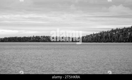 Jordan Pond House Acadia National Park Banque D'Images