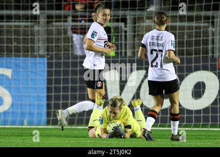 Lewes, Royaume-Uni. 3 novembre 2023. Lors du match de football Barclays FA Womens Championship entre Lewes et Charlton Athletic au Dripping Pan à Lewes, en Angleterre. (James Whitehead/SPP) crédit : SPP Sport Press photo. /Alamy Live News Banque D'Images