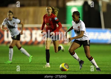 Lewes, Royaume-Uni. 3 novembre 2023. Lors du match de football Barclays FA Womens Championship entre Lewes et Charlton Athletic au Dripping Pan à Lewes, en Angleterre. (James Whitehead/SPP) crédit : SPP Sport Press photo. /Alamy Live News Banque D'Images