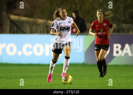 Lewes, Royaume-Uni. 3 novembre 2023. Lors du match de football Barclays FA Womens Championship entre Lewes et Charlton Athletic au Dripping Pan à Lewes, en Angleterre. (James Whitehead/SPP) crédit : SPP Sport Press photo. /Alamy Live News Banque D'Images