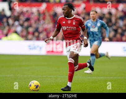 Nottingham, Royaume-Uni. 5 novembre 2023. Anthony Elanga de Nottingham Forest lors du match de Premier League au City Ground, Nottingham. Le crédit photo devrait se lire : Andrew Yates/Sportimage crédit : Sportimage Ltd/Alamy Live News Banque D'Images