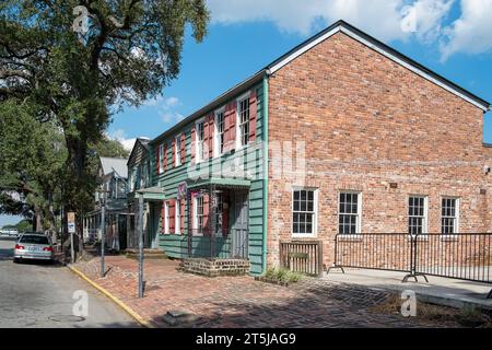 Maison des pirates à Savannah, Géorgie. Pirates House est un restaurant datant de 1753. Banque D'Images