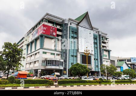 Talat Sao, marché du matin, Centre commercial au centre-ville, LAN Xang Road, Vientiane, Laos, Asie du Sud-est, Asie Banque D'Images