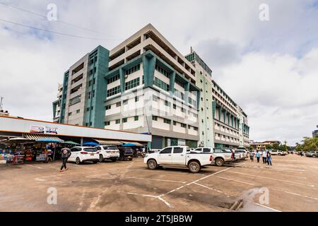 Talat Sao, marché du matin, Centre commercial au centre-ville, LAN Xang Road, Vientiane, Laos, Asie du Sud-est, Asie Banque D'Images