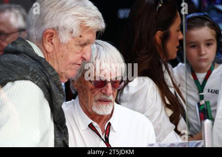 Sao Paulo, Brésil. 05 novembre 2023. Bernie Ecclestone (GBR). Championnat du monde de Formule 1, Rd 21, Grand Prix du Brésil, dimanche 5 novembre 2023. Sao Paulo, Brésil. Crédit : James Moy/Alamy Live News Banque D'Images