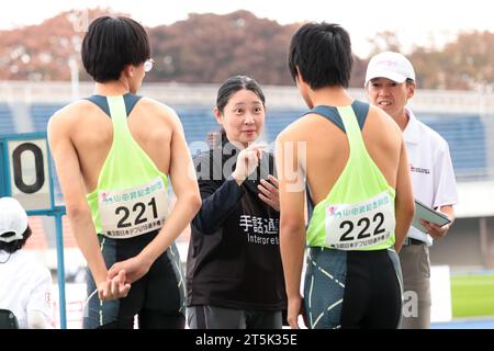 Tokyo, Japon. 5 novembre 2023. Athlétisme : 20e Championnats nationaux d'athlétisme sourds du Japon au stade du parc olympique Komazawa à Tokyo, Japon . Crédit : AFLO SPORT/Alamy Live News Banque D'Images