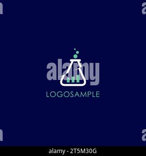 Symbole du logo Pharmachy Labs. icône du logo labs Illustration de Vecteur