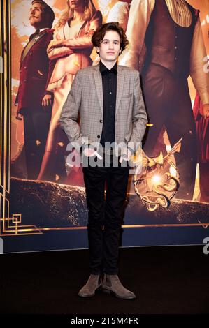 Cooper Dillon BEI der Premiere des Kinofilms 'Die Tribute von Panem - The Ballad of Songbirds & Snakess' im Zoo Palast. Berlin, 05.11.2023 Banque D'Images