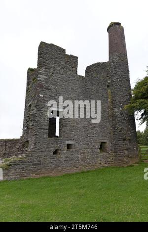 Burrow Farm Engine House, une ancienne maison de machines à vapeur pour le West Somerset Mineral Railway, une ligne de train à câbles à Brendon Hills, Somerset Banque D'Images