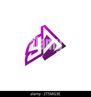 Logo YT Premium logo initial eSport et concept de conception de jeu Illustration de Vecteur