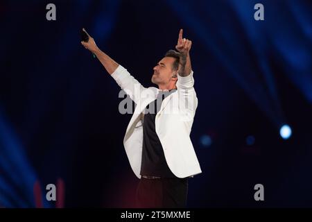 Florian SILBEREISEN, Deutschland, Saenger, Schlagersaenger, musique, modérateur, SCHLAGERBOOOM 2023 - ALLES FUNKELT ALLES GLITZERT am 21.10.2023 in der Westfalenhalle Dortmund crédit : Imago/Alamy Live News Banque D'Images