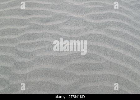 texture des ondulations de plage de sable Banque D'Images