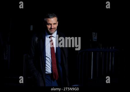 Le chef adjoint Bobby Singleton quitte Cromac House à Belfast après une entrevue au Northern Ireland Policing Board pour le rôle de chef de la police d'Irlande du Nord. Date de la photo : lundi 6 novembre 2023. Banque D'Images