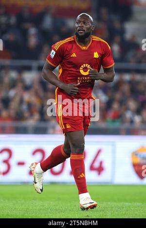Rome, Italie. 05 novembre 2023. Romelu Lukaku de Roma en action lors du championnat italien Serie A match de football entre L'AS Roma et l'US Lecce le 5 novembre 2023 au Stadio Olimpico à Rome, Italie - photo Federico Proietti/DPPI crédit : DPPI Media/Alamy Live News Banque D'Images