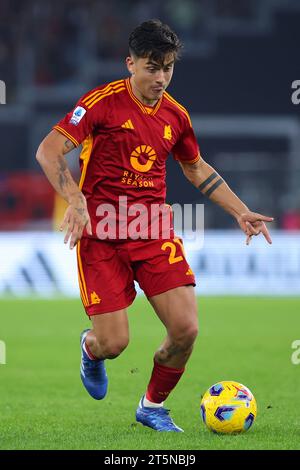 Rome, Italie. 05 novembre 2023. Paulo Dybala de Roma en action lors du championnat italien Serie A match de football entre L'AS Roma et l'US Lecce le 5 novembre 2023 au Stadio Olimpico à Rome, Italie - photo Federico Proietti/DPPI crédit : DPPI Media/Alamy Live News Banque D'Images