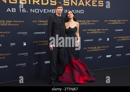 Tom Blyth und Rachel Zegler BEI der Premiere des Kinofilms 'Die Tribute von Panem - The Ballad of Songbirds and Snakes / The Hunger Games : The Ballad of Songbirds & Snakess' im Zoo Palast. Berlin, 05.11.2023 Banque D'Images