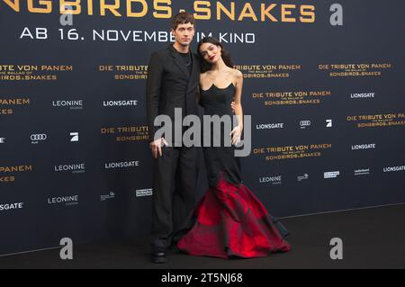 Tom Blyth und Rachel Zegler BEI der Premiere des Kinofilms 'Die Tribute von Panem - The Ballad of Songbirds and Snakes / The Hunger Games : The Ballad of Songbirds & Snakess' im Zoo Palast. Berlin, 05.11.2023 Banque D'Images