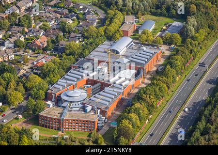 Vue aérienne, DASA Arbeitswelt Exhibition Museum, Dorstfeld, Dortmund, région de la Ruhr, Rhénanie du Nord-Westphalie, Allemagne, DE, Europe, photo aérienne, Aerial pho Banque D'Images