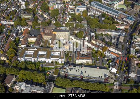 Vue aérienne, Klinikum Dortmund, ville, Dortmund, région de la Ruhr, Rhénanie du Nord-Westphalie, Allemagne, DE, Europe, Santé, hôpital, clinique, Centre clinique, Banque D'Images