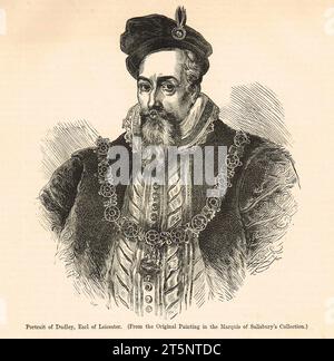 Robert Dudley, comte de Leicester Banque D'Images