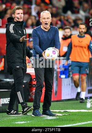 Bundesliga, BayArena Leverkusen ; Bayer Leverkusen vs SC Freiburg ; Headcoach Christian Streich (SCF) Banque D'Images