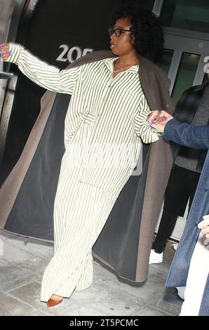 NEW YORK, NY - NOVEMBRE 6 : Jennifer Hudson vue à Good Day NY le 06 novembre 2023 à New York. Copyright : xRWx crédit : Imago/Alamy Live News Banque D'Images
