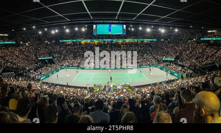 Paris, France. 05 novembre 2023. Vue d'ensemble lors de la septième journée du tournoi de tennis Rolex Paris Masters 2023, ATP Masters 1000 le 05 novembre 2023 à l'Accor Arena de Paris - photo Matthieu Mirville/DPPI crédit : DPPI Media/Alamy Live News Banque D'Images