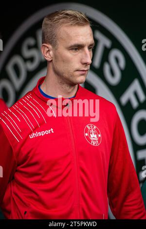 Viborg, Danemark. 05 novembre 2023. Tobias Salquist de Silkeborg IF vu avant le match 3F Superliga entre Viborg FF et Silkeborg IF à Energi Viborg Arena à Viborg. (Crédit photo : Gonzales photo - Morten Kjaer). Banque D'Images