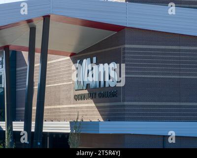 AIMS Community College Campus 2023 beau temps d'automne. Banque D'Images