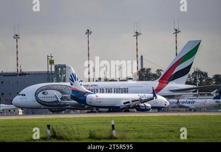 Aéroport international Flughafen Düsseldorf Banque D'Images