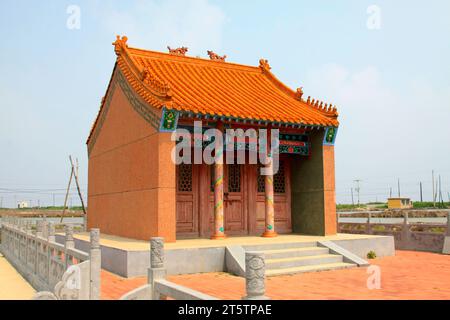 Luannan - 31 juillet : Architecture du temple, le 31 juillet 2015, comté de Luannan, province de hebei, Chine Banque D'Images