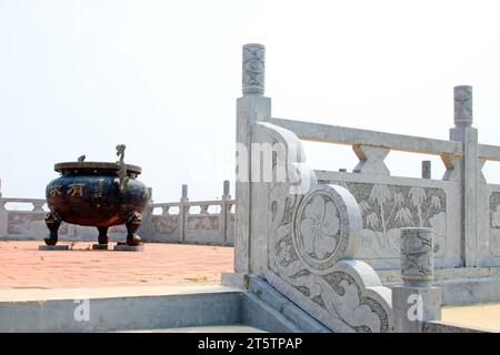 Luannan - 31 juillet : Architecture du temple, le 31 juillet 2015, comté de Luannan, province de hebei, Chine Banque D'Images
