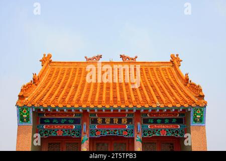 Luannan - 31 juillet : Architecture du temple, le 31 juillet 2015, comté de Luannan, province de hebei, Chine Banque D'Images