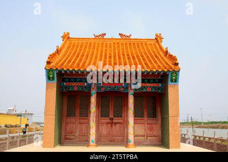 Luannan - 31 juillet : Architecture du temple, le 31 juillet 2015, comté de Luannan, province de hebei, Chine Banque D'Images