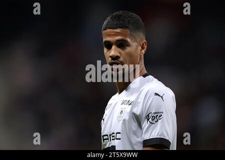 Nice, France. 5 novembre 2023. Ludovic Blas, du Stade Rennais FC, est présent lors du match de Ligue 1 au stade Allianz Riviera, Nice. Le crédit photo devrait se lire : Jonathan Moscrop/Sportimage crédit : Sportimage Ltd/Alamy Live News Banque D'Images