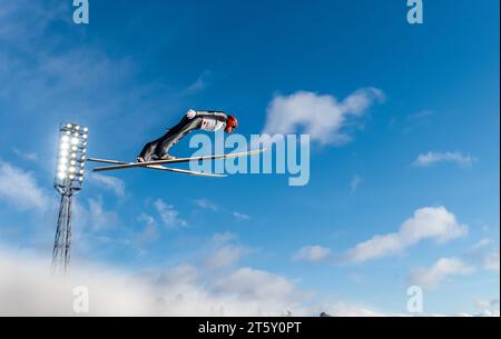 FIS Weltmeisterschaften ski Nordisch, Lahti 2017, Nordische Kombination, Skisprung, Johannes Rydzek (GER) à Lahti, Finnland Am 24.02.2017 Banque D'Images