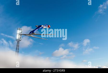 FIS Weltmeisterschaften ski Nordisch, Lahti 2017, Nordische Kombination, Skisprung, Bjoern KIRCHEISEN in Lahti, Finnland Am 24.02.2017 Banque D'Images