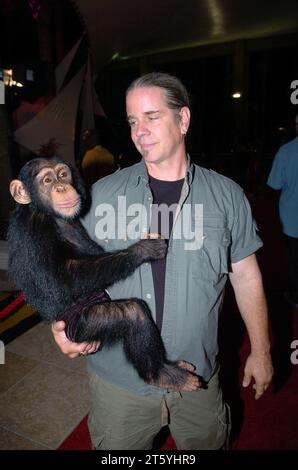 MIAMI BEACH, FL - 30 AVRIL: (COUVERTURE EXCLUSIVE) de la série télévisée à succès Netflix Bhagavan 'doc' Antle possède l'Institut pour les espèces très en danger et rares, (T.I.G.E.R.S.) de Myrtle Beach, Caroline du Sud vu ici en 2004 dans une rare image avec des bulles la cheminée à Miami Beach, Floride personnes: Bhagavan 'doc' Antle Credit: Groupe médias de tempêtes/Alay Live News Banque D'Images