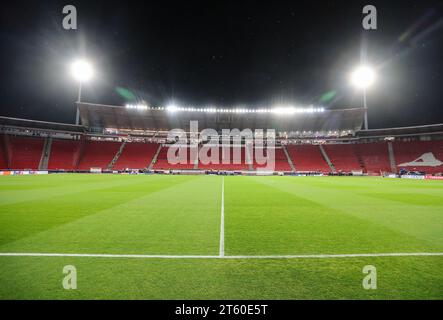 Belgrad, Serbie. 07 novembre 2023. Football : Ligue des Champions, phase de groupes, Groupe G, Journée 4 Red Star Belgrade - RB Leipzig au Stadion Rajko Mitic. Vue sur le stade. Crédit : Jan Woitas/dpa/Alamy Live News Banque D'Images