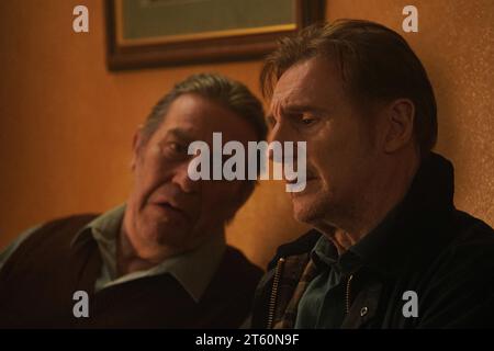 Au pays des Saints et des pécheurs Ciaran Hinds & Liam Neeson Banque D'Images